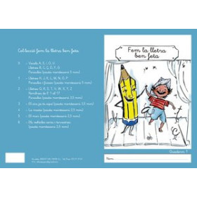 Cuadernos Rebost (catalán) CUADERNO REBOST (CAT.) FEM LA LLETRA BEN FETA "MINUSCULAS" Nº 1 62601994  542630657