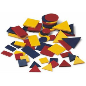 Juegos educativos BLOQUES LOGICOS FAIBO PLASTICO 100% RECICLABLE BOLSA DE 48 PIEZAS 62601944  642625918