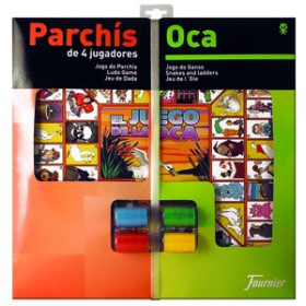 Juegos tradicionales JUEGO PARCHIS OCA 40X40 CON ACCESORIOS 62504079  812534824
