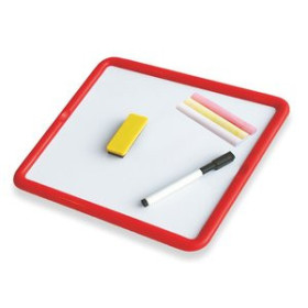 Juegos educativos PIZARRA MINILAND 30x26cm DOS CARAS METALICAS 62403821  50660