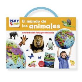Juegos educativos JUEGO IMAGILAND KIT GLOBO TERRAQUEO HINCHABLE EL MUNDO DE LOS ANIMALES 62601091  612611180