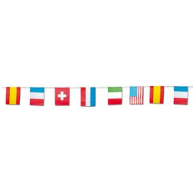 Banderas de papel y plástico BANDERAS PAPEL INTERNACIONAL B-50 MTS (se presentan en dos tiras de 25 metros) 62601772  622622773