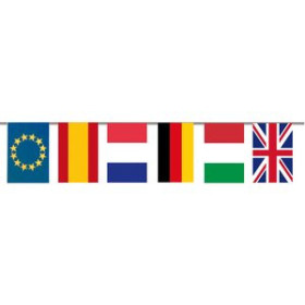 Banderas de papel y plástico BANDERAS PLASTICO INTERNACIONAL B-50 MTS (dos tiras de 25 metros) 62601766  622622524