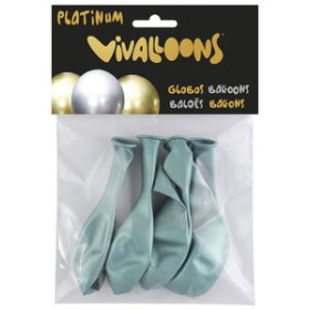 Globos GLOBO VIVALLOONS PLATINUM VERDE BOLSA DE 6 62504570  842561744