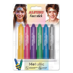 Maquillaje MAQUILLAJE ALPINO FACE STICK  METALLIC BARRA de 5 gr. BLISTER de 6 62601346  812632682
