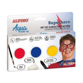 Maquillaje MAQUILLAJE ALPINO MAKE-UP POLVERA AQUA SET DE CARACTERIZACION SUPERHEROES 62504319  812576744