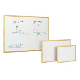 Pizarras blancas PIZARRA BLANCA FAIBO ECONOMICA MARCO PINO 60x90 cm 62504031  612529305