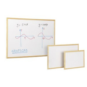 Pizarras blancas PIZARRA BLANCA MARCO PINO 30X40 62504041  612529640