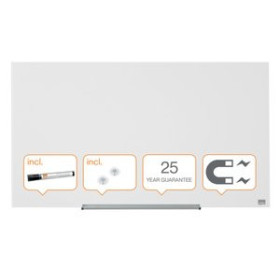 Pizarras de cristal PIZARRA CRISTAL MAGNETICA NOBO DIAMOND  993x559 BLANCA 62504004  812527513