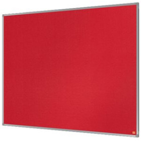 Tableros de avisos (corcho y otros) TABLERO FIELTRO NOBO ESSENCE MARCO ALUMINIO 90x120 cm ROJO 62504145  812553911