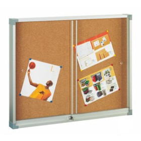 Vitrinas con puertas VITRINA ANUNCIOS FAIBO CORCHO de ALUMINIO y METACRILATO 60x80 cm 62504593  842583744