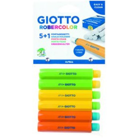 Tizas y portatizas PORTATIZAS GIOTTO BLISTER 5 + 1 UDS. 62601032  812603682