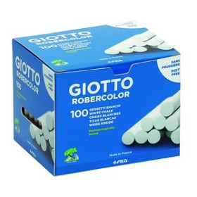 Tizas y portatizas TIZAS  BLANCAS GIOTTO ROBERCOLOR ESTUCHE  100 62601273  512621657