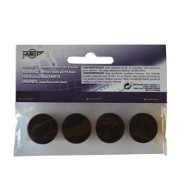 Imanes IMANES REDONDOS FAIBO 20 mm NEGRO BOLSA de 4 62504381  622525609