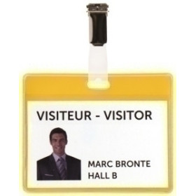 Fundas de identific. (portadistintivos) FUNDA DISTINTIVO TARIFOLD PVC con PINZA 82