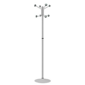 Percheros de pie PERCHERO CILINDRO PIE METALICO H-12D 8 BOLAS 175x37 DESMONTABLE RAL 9006 62504113  612542280