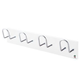 Percheros de pared PERCHERO PARED CLINDRO H-14 4 COLGADORES BLANCO 62504115  812542669