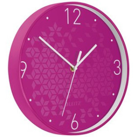 Relojes de pared RELOJ PARED LEITZ WOW ANALOGICO 29 CM Ø FUCSIA 62601461  512646078