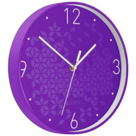 Relojes de pared RELOJ PARED LEITZ WOW ANALOGICO 29 CM Ø VIOLETA 62601460  512646077
