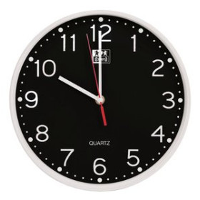 Relojes de pared RELOJ PARED OXFORD CALM NEGRO ANALOGICO 25 cm Ø (Pila incluida) 62601453  5126461007