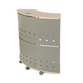 Mesas y mostradores de recepción RECEPCION ROCADA CIRCULAR 1450x580x130 ESTRUCTURA HAYA TABLEROS HAYA 62504972  812572040