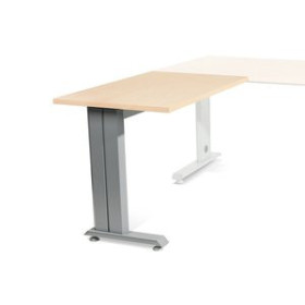 Mesas de despacho y de trabajo MESA ROCADA METAL ALA 100x60 ESTRUCTURA ALUMINIO TABLERO HAYA 62201905  41231