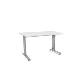 Mesas de despacho y de trabajo MESA ROCADA METAL 120x60 ESTRUCTURA ALUMINIO TABLERO BLANCO 62201902  20102