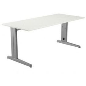 Mesas de despacho y de trabajo MESA ROCADA METAL 140x80 ESTRUCTURA ALUMINIO TABLERO BLANCO 62504465  622572890