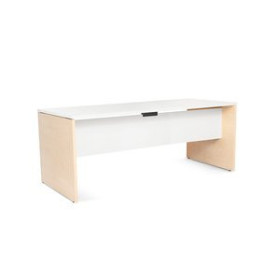 Mesas de despacho y de trabajo MESA ROCADA WORK 180x80 ESTRUCTURA HAYA TABLERO BLANCO 62303819  312399899