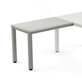 Mesas de despacho y de trabajo MESA ROCADA EXECUTIVE ALA 100x60 ESTRUCTURA ALUMINIO TABLERO MELAMINA GRIS 62601292  512624067