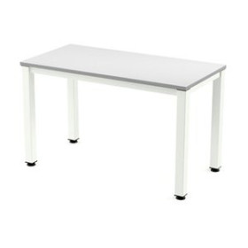 Mesas de despacho y de trabajo MESA ROCADA EXECUTIVE 120x60 ESTRUCTURA BLANCO TABLERO MELAMINA GRIS 62504172  712554553