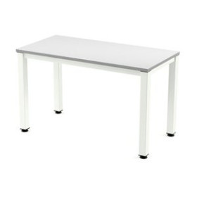 Mesas de despacho y de trabajo MESA ROCADA EXECUTIVE 140x80 ESTRUCTURA BLANCO TABLERO MELAMINA GRIS 62504162  612554305