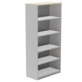 Armario abierto ARMARIO ROCADA ABIERTO 195x90x45 ESTRUCTURA GRIS Y TAPA ROBLE 62504966  612557773