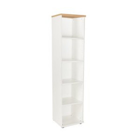 Armario columna ARMARIO ROCADA COLUMNA 195x45x45 ESTRUCTURA BLANCO Y TAPA ROBLE 62504958  812557635