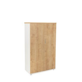 Armario con puertas ARMARIO ROCADA CON PUERTAS 156x90x45 ESTRUCTURA BLANCO PUERTAS Y TAPA ROBLE 62205593  642233745