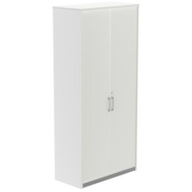 Armario con puertas ARMARIO ROCADA CON PUERTAS 195x90x45 ESTRUCTURA BLANCO PUERTAS Y TAPA BLANCO 62404323  642430880