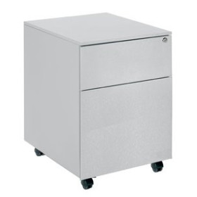 Cajoneras CAJONERA ROCADA con RUEDAS 42x53x58 con 1 CAJON + CARPETERO ESTRUCTURA Y FRONTALES METALICOS GRIS 62303945  842338710