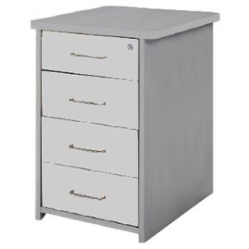 Cajoneras CAJONERA ROCADA 47x60x72 con 4 CAJONES ESTRUCTURA GRIS FRONTALES GRIS 62202092  642199949