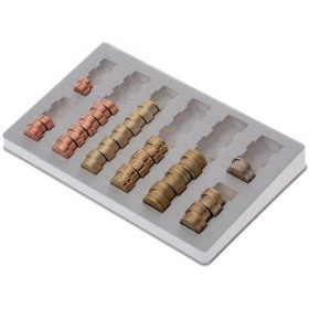 Bandejas portamonedas PORTAMONEDAS EUROS ARCHIVO 2000 6 COLUMNAS 62301776  642201934