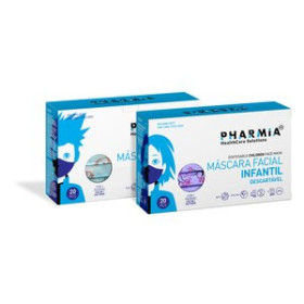 Toallitas MASCARILLA PHARMIA QUIRURGICA INFANTIL AZUL CAJA de 20 62601827  322664899