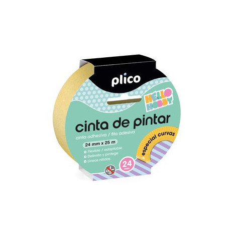 Cintas de pintor CINTA PINTOR PLICO ESPECIAL CURVAS 24mm x 25 M 62101866  312189978