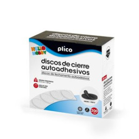 Cintas de velcro DISCOS CIERRE ADHESIVOS PLICO 20 Ø 200 CONJUNTOS MACHO/HEMBRA NEGRO 62305351  622333231