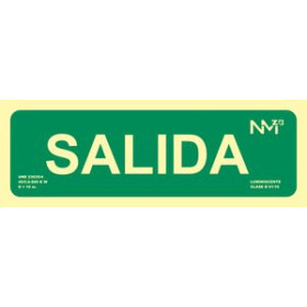 Señalización SEÑAL HOMOLOGADA SALIDA 62601380  512639065