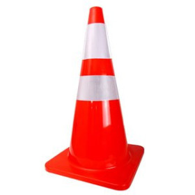 Señalización CONO REFLECTANTE OUTAS 50CM BASE GOMA 27