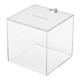 Buzones y urnas URNA CUADRADA GRANDE METACRILATO CON CANDADO 62601392  812639824