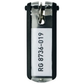 Llaveros LLAVERO ETIQUETA DURABLE NEGRO BOLSA de 6 62601734  612695218