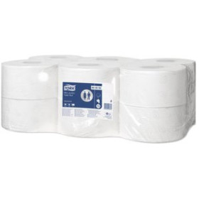 Celulosas PAPEL HIGIENICO INDUSTRIAL TORK MINI JUMBO 2 CAPAS 160 METROS 62403688  75031