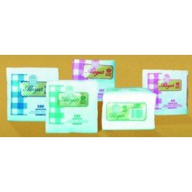 Servilletas SERVILLETA PAPEL ALOYA´S 30x30 cm. 1 CAPA BLANCO PAQUETE de 100 62601063  612608609