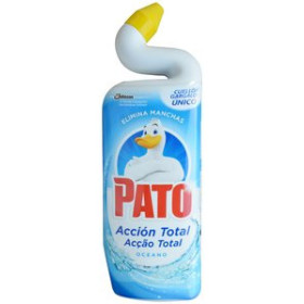 Limpieza de baños LIMPIADOR DE INODORO PATO AZUL ACCION TOTAL OCEANO 750 ml 62601008  612431640