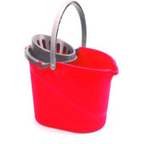Limpieza de suelos CUBO PLASTICO OVALADO CON ESCURRIDOR 15 LITROS 62503990  612520160